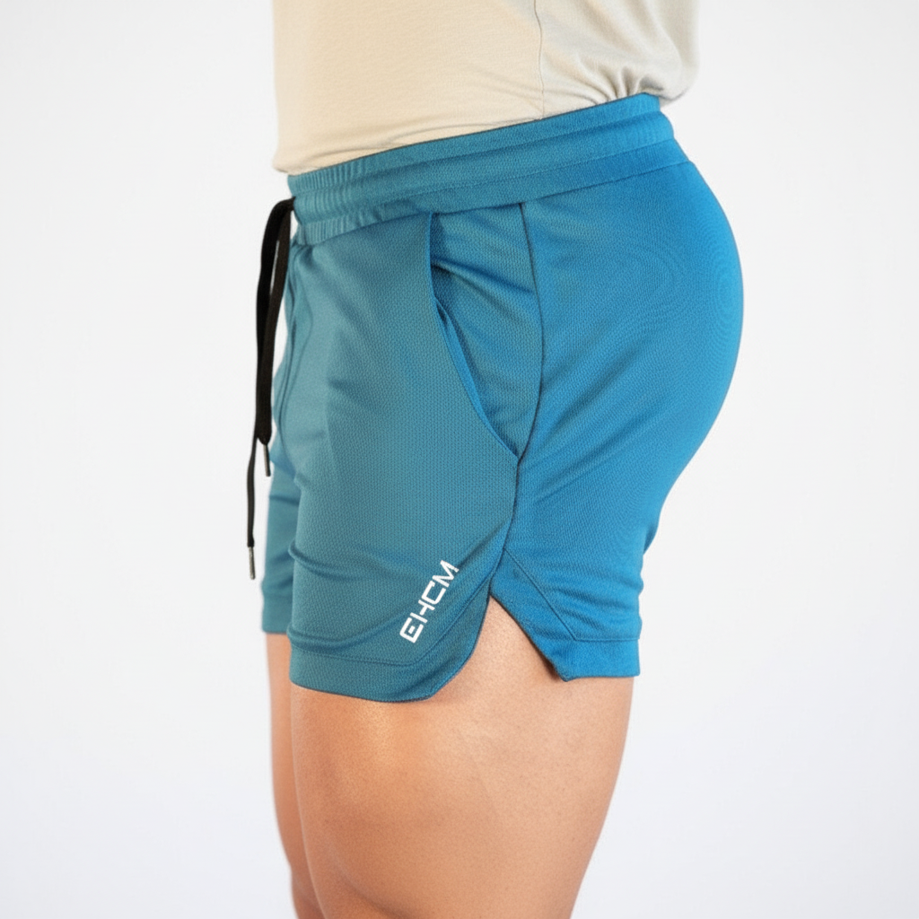 Louis Herren Kurze Hose: atmungsaktiv, bequem, mit Kordelzug und lockerer Passform für den Sommer.