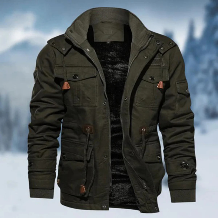 Herren Parka George: Urbaner Alltagsparka mit effektivem Windschutz. Ideal als wasserabweisende Männerjacke.