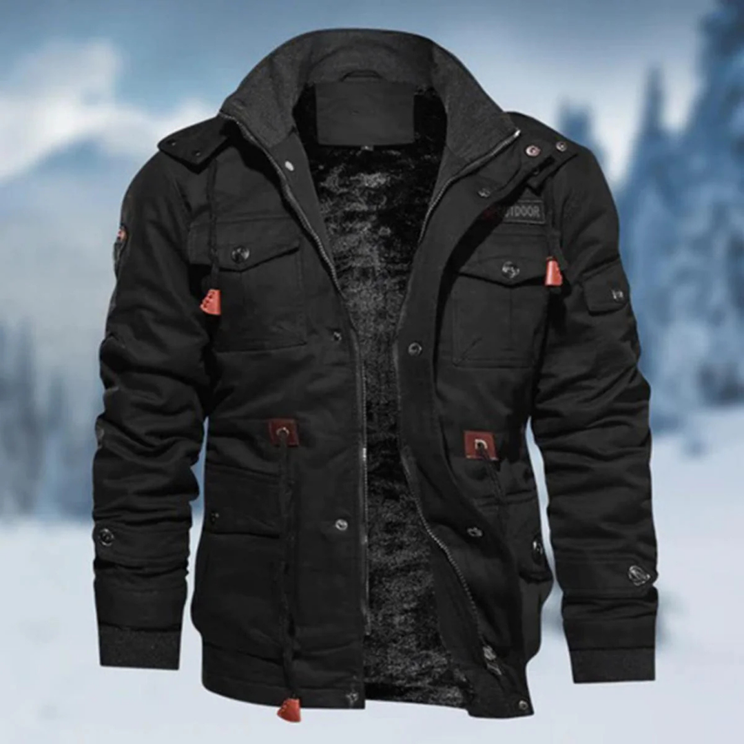 Moderner Herren Urban Parka. Wasserabweisende, winddichte Alltagjacke George, perfekt für wechselhaftes Wetter.