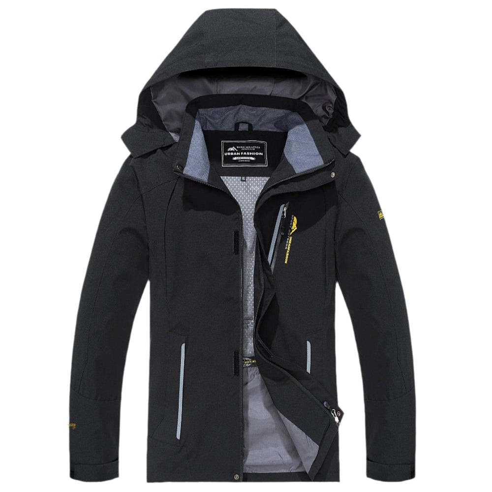 Robuste Thorben Herren-Funktionsjacke, wasserdicht & winddicht, ideal für Camping & Wandern bei jedem Wetter.