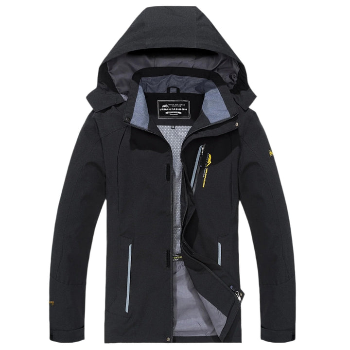 Robuste Thorben Herren-Funktionsjacke, wasserdicht & winddicht, ideal für Camping & Wandern bei jedem Wetter.