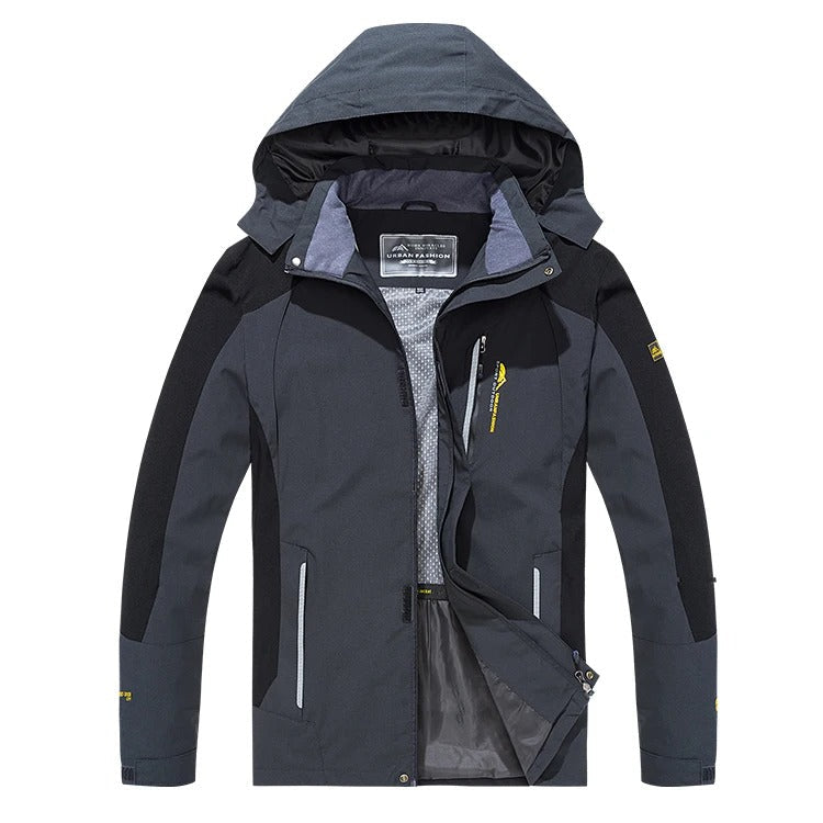 Die Thorben Herren-Wanderjacke, wasserdicht & winddicht, eine zuverlässige Outdoor-Bekleidung für alle Jahreszeiten.