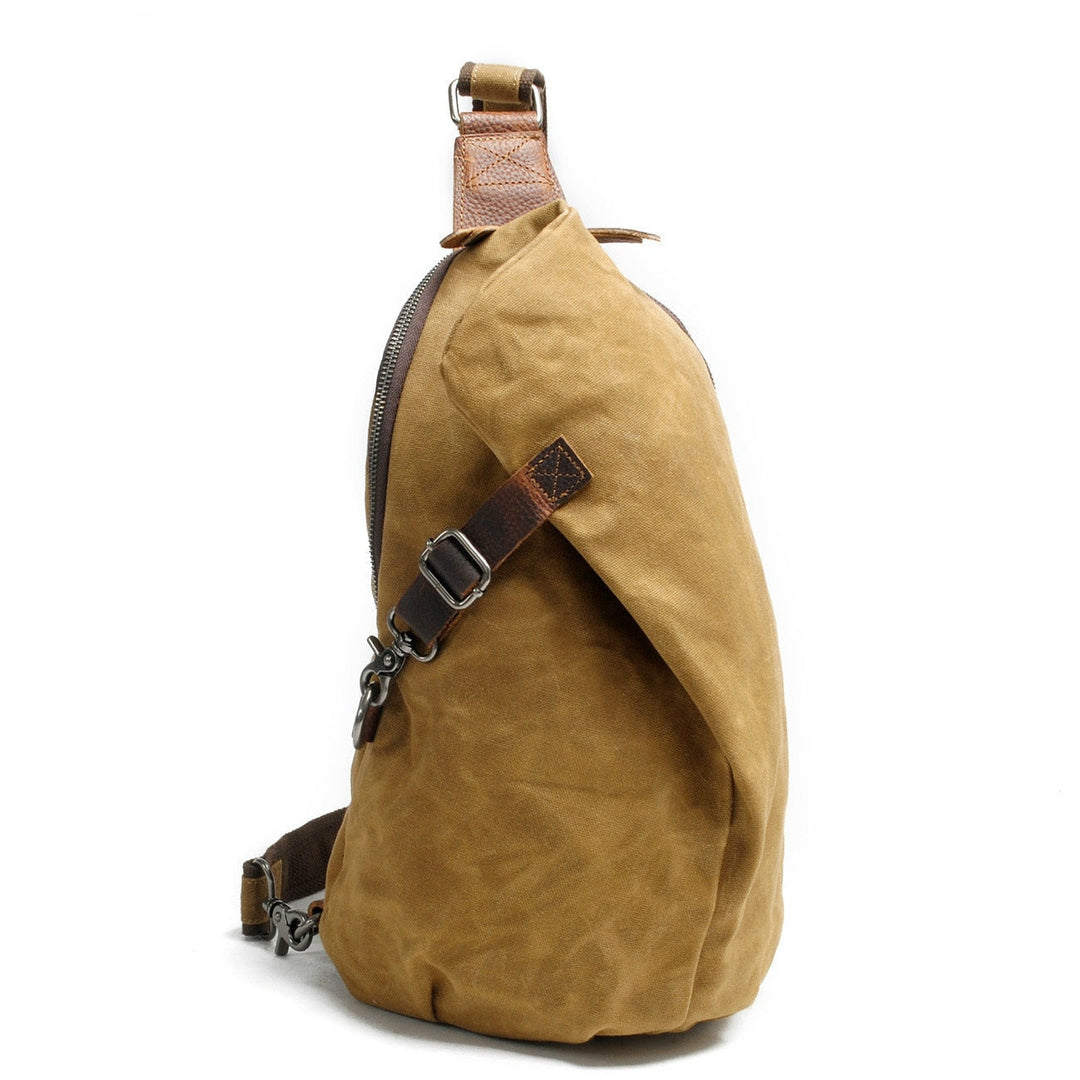 Langlebige Herren Reisetasche aus wasserabweisendem Canvas mit Diebstahlschutz & Organizer. Für den Alltag.