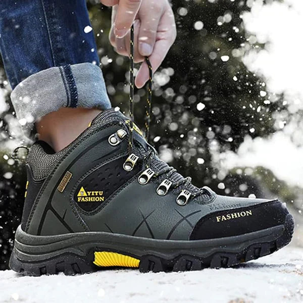 Allwetter Herren Stiefel, wasserdicht und strapazierfähig, perfekt für Trekking dank ergonomischer Sohle.