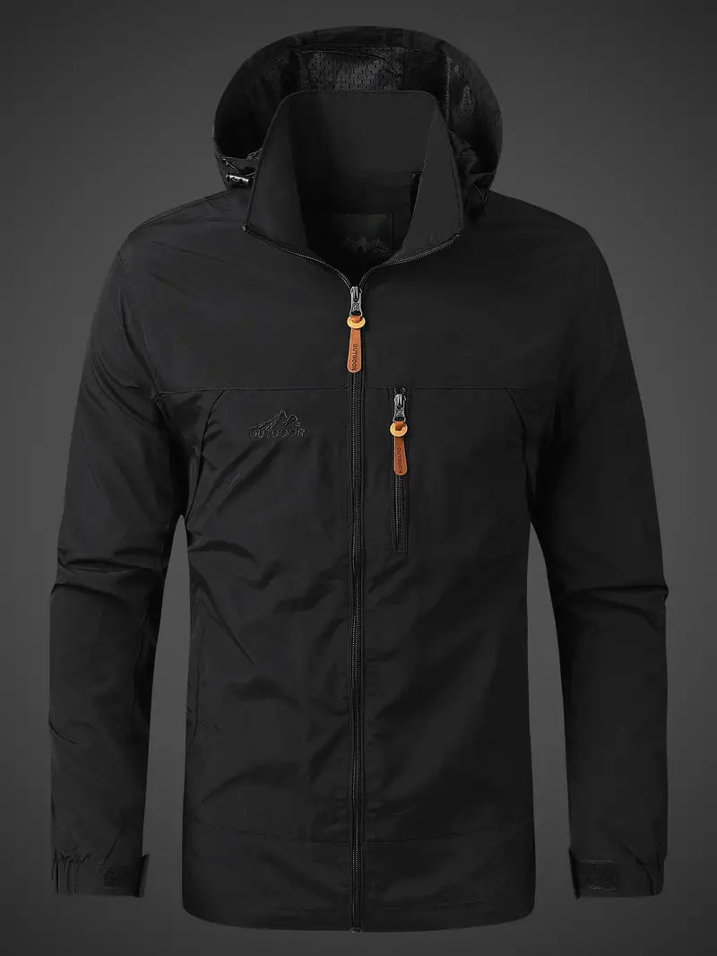 Herren Funktionsjacke: Winddicht, wasserdicht & atmungsaktiv für Outdoor-Aktivitäten & Freizeit.