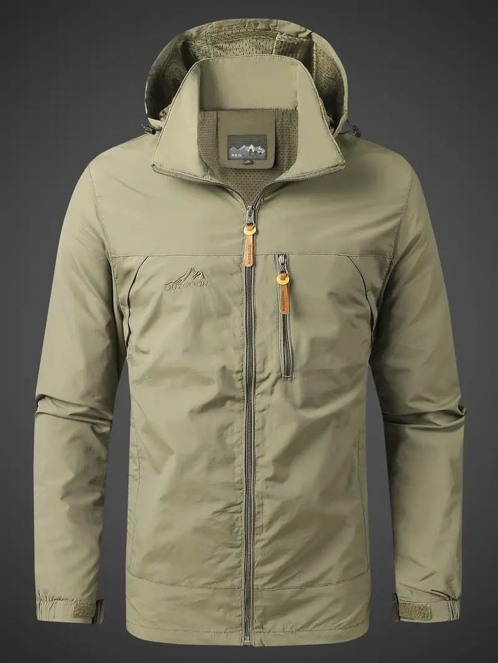 Hochwertige Herren Übergangsjacke, wind- & wasserdicht. Perfekt für Outdoor, Sport & Alltag.