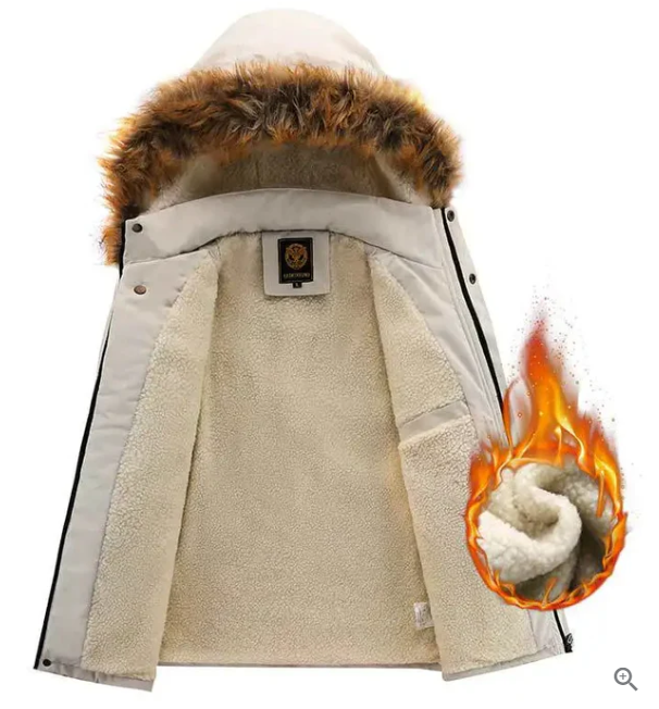 Hochwertige Herren-Funktionsjacke, wasserdicht & atmungsaktiv, für alle Outdoor-Aktivitäten im Winter.