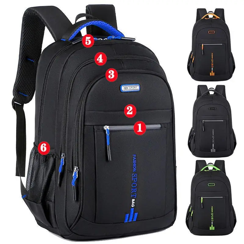 Hochwertiger Pendler-Rucksack für Herren, wasserdicht mit Organizer, komfortabel & langlebig.