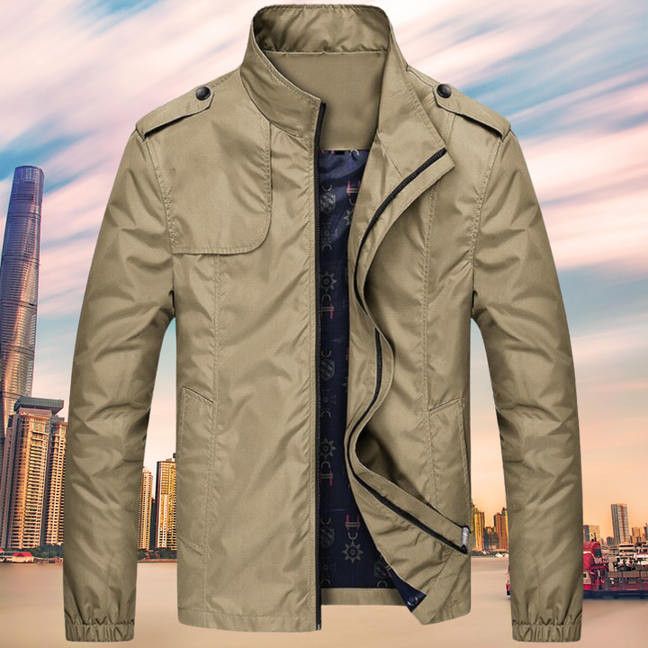 Casual Herren Bomberjacke winddicht, mit stilvollem Kragen, perfekte Freizeitjacke.