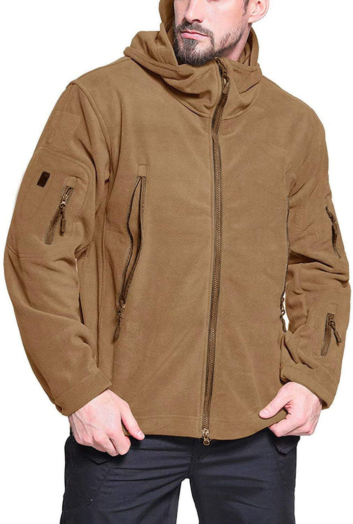 Schützende Herren Outdoorjacke, winddicht, für zuverlässigen Wetterschutz beim Wandern und Trekking.