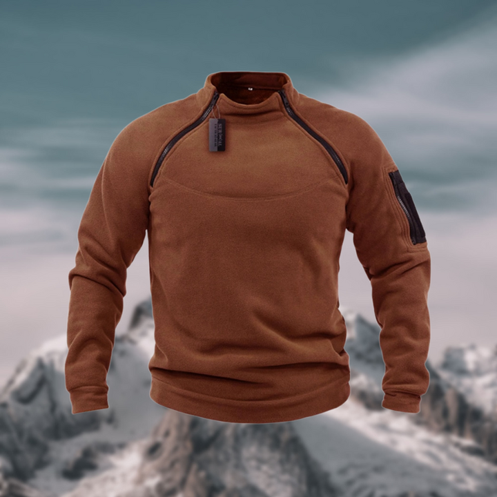 Taktischer Herren Winterpullover im Militärstil, winddicht, warm & langlebig für Outdoor-Einsätze.