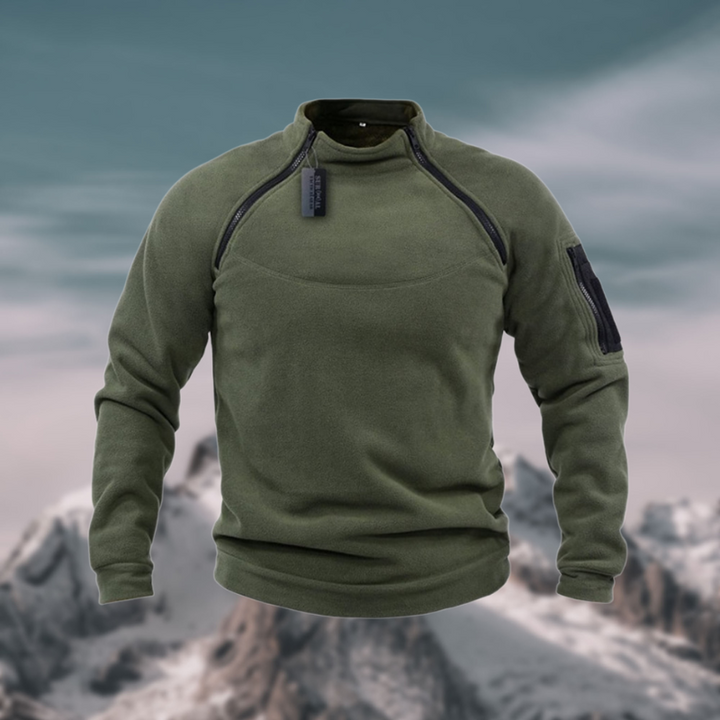 Bequemer Herren Outdoor-Pullover, winddicht, warm & strapazierfähig, ideal für Freizeit & Winter.