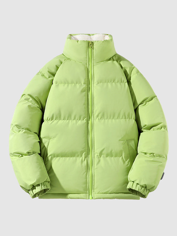 Herren Pufferjacke: warm, stilvoll, beidseitig tragbar. Die ideale Oberbekleidung für kalte Wintertage.