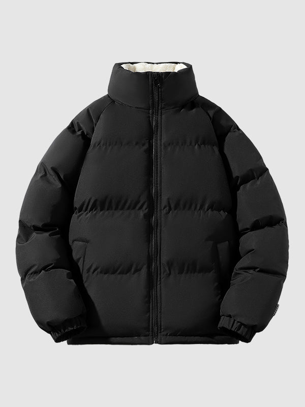 Wendbare Herren Pufferjacke für den Winter: Zwei Looks in einer warmen, bequemen Oberbekleidung.
