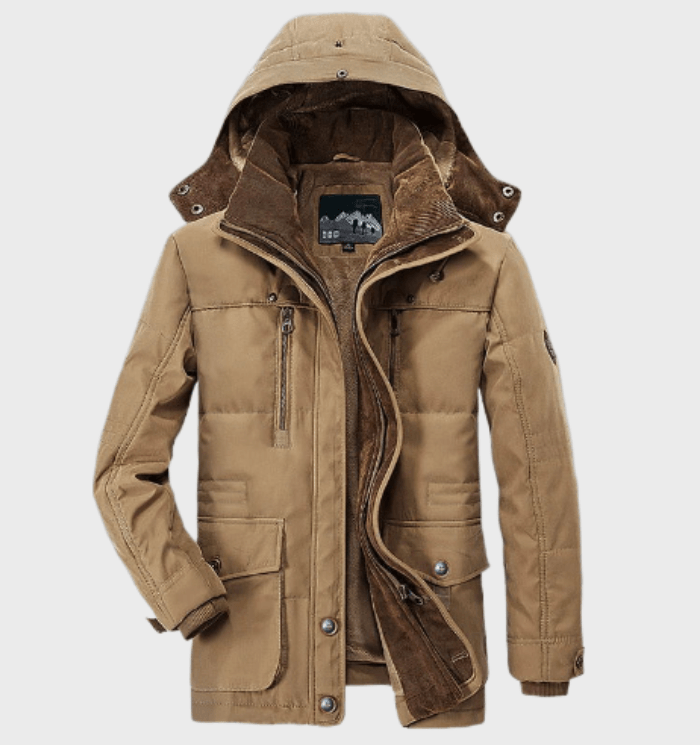Robuste Herren Winterjacke für Outdoor & Alltag. Wasserdicht, atmungsaktiv & warm für besten Kälteschutz bei jedem Wetter.