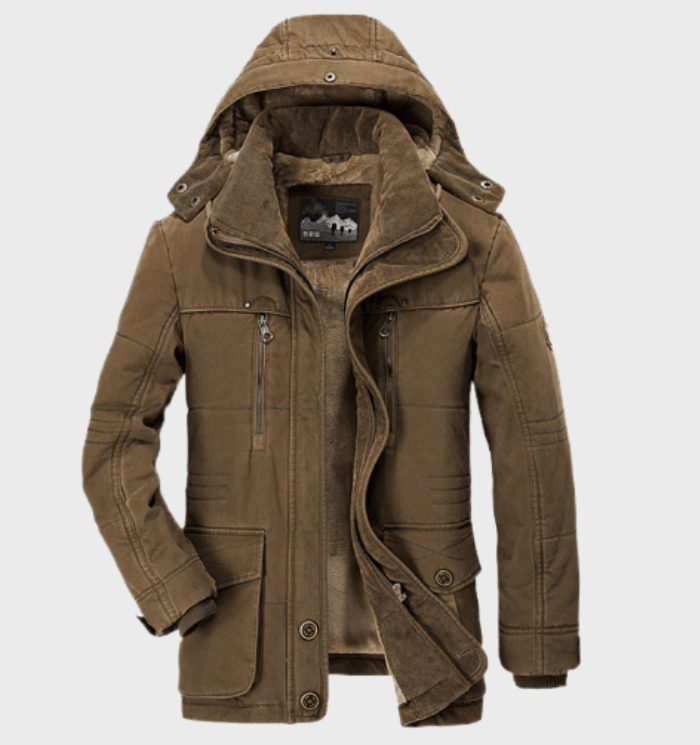 Hochwertige Herren Winterjacke: wasserdicht, atmungsaktiv & warm. Perfekte Outdoorjacke mit Kälteschutz für aktive Männer.