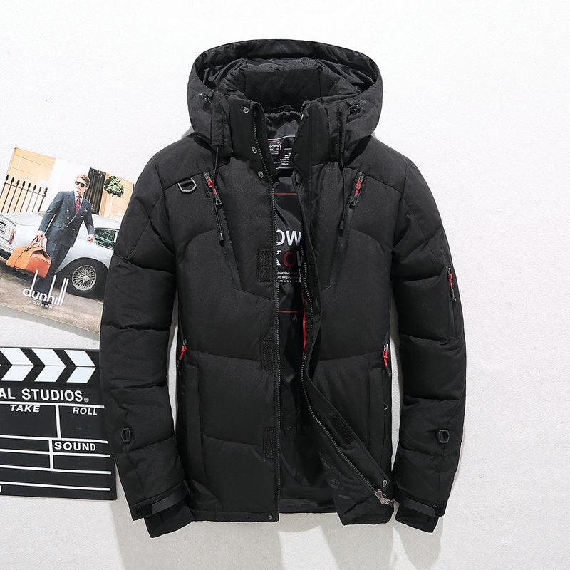 Warme Übergangsjacke für Herren, winddicht & modisch. Perfekt für Kälte & Freizeit.
