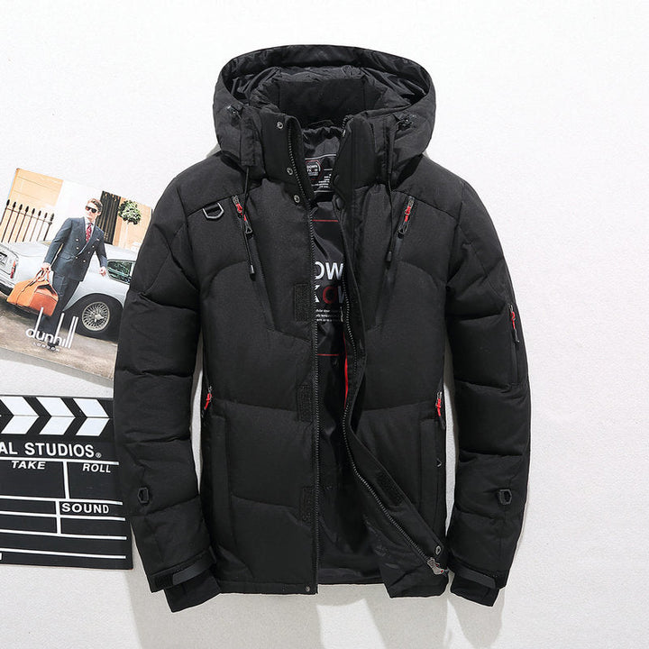 Warme Übergangsjacke für Herren, winddicht & modisch. Perfekt für Kälte & Freizeit.