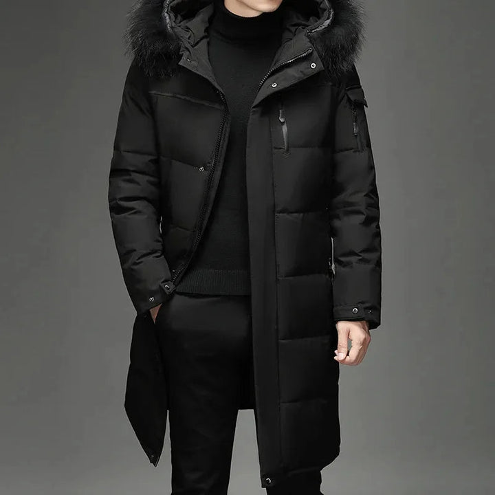 Hochwertiger Herren Kapuzenparka, idealer Kälteschutz & Winterkleidung für Männer.