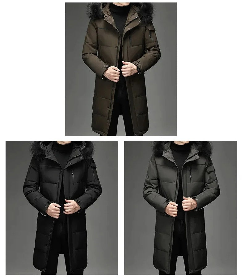 Herren Winterparka mit Kapuze, ultimativer Kälteschutz & stilvoll. Ideal für Outdoor Winterkleidung.
