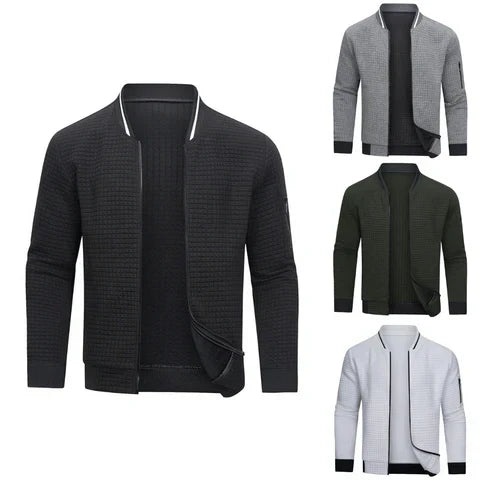 Herren Winterpullover mit Reißverschluss, weich & warm. Ideales Langarm-Oberteil für Komfort im Winter.