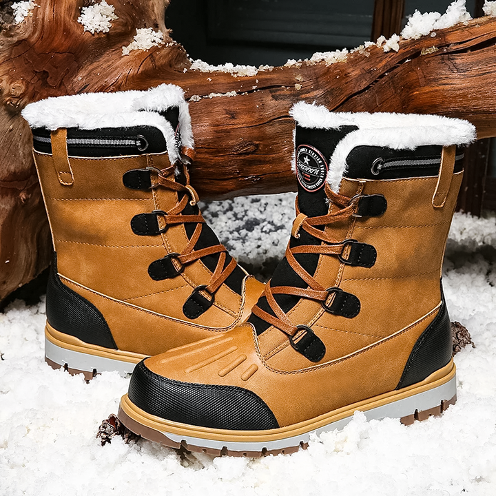 Herren Winterstiefel: Robuste, warme, wasserdichte & rutschfeste Herrenschuhe für Schnee & Outdoor bis -35°C.