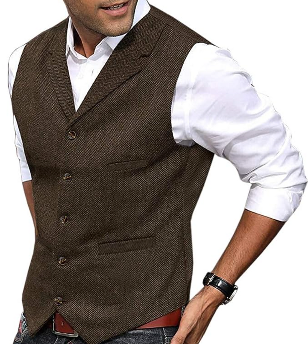 Hochwertige Herrenweste, elegant und vielseitig. Ganzjährig tragbare, stilvolle Herrenbekleidung für jeden Look.