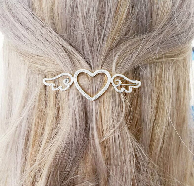 Damen Haarnadel mit Mondmotiv, verschönert jede Frisur und ist ein elegantes Haar Accessoire.