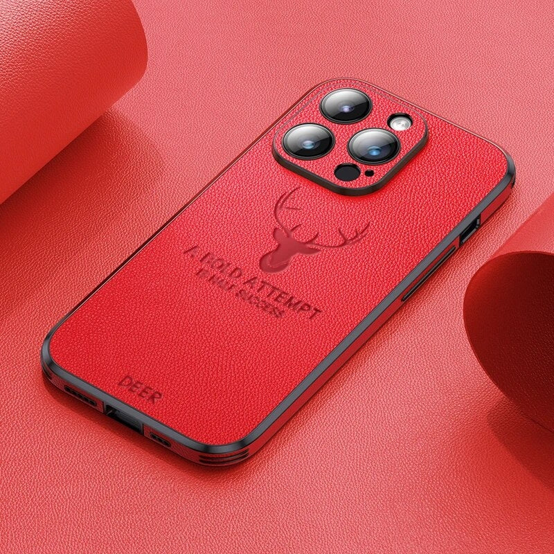 Stilvolle Wildleder iPhone 14 Schutzhülle, Premium-Qualität, mit präzisen Aussparungen.