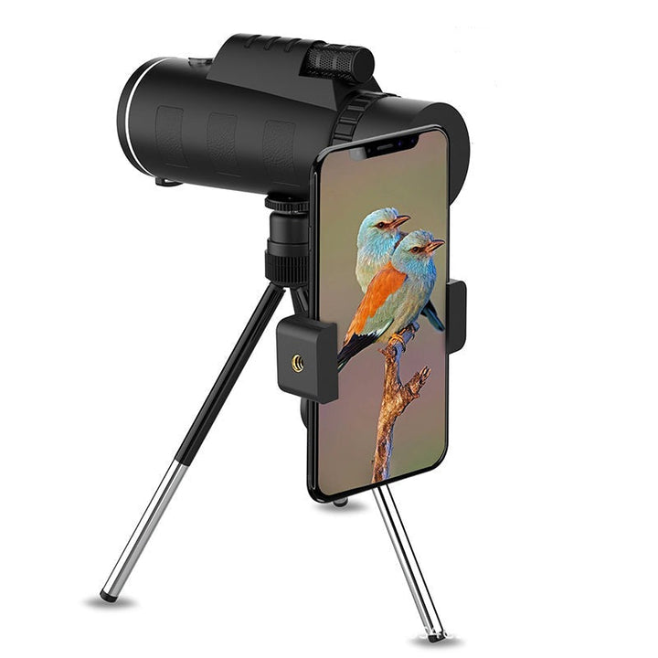Tragbares Monokular mit 500X Zoom und HD Optik für Reisen, Camping und detailreiche Weitsicht in der Natur.