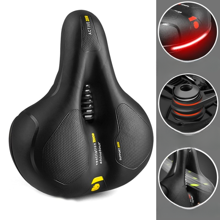 ErgoRide Fahrradsattel für maximalen Komfort beim Radfahren; ergonomisch & stoßdämpfend.