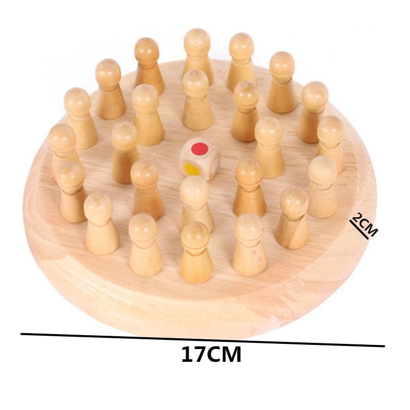 Lernspiel Holz Gedächtnisspiel: fördert spielerisch Gedächtnis, Farberkennung & kognitive Fähigkeiten bei Kindern.