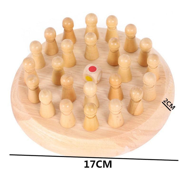 Lernspiel Holz Gedächtnisspiel: fördert spielerisch Gedächtnis, Farberkennung & kognitive Fähigkeiten bei Kindern.