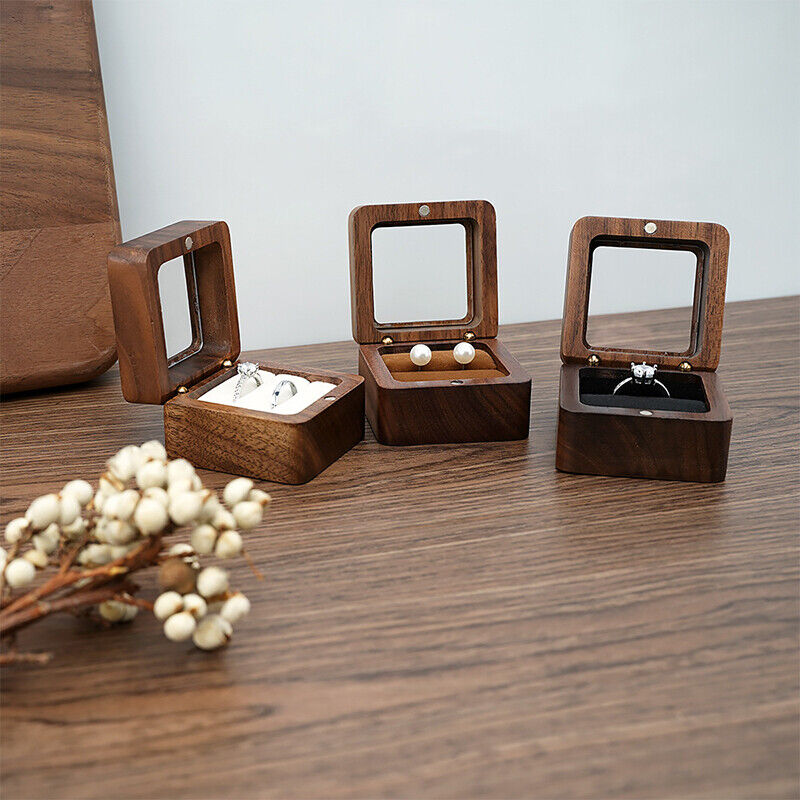 Geschenkidee: Exklusives Mini-Schmuckkästchen aus Holz zur Schmuckaufbewahrung.