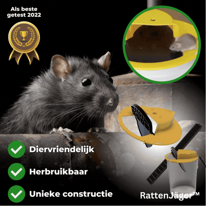 Tierfreundliche Lebendfalle Eimer Mausefalle für Mäuse und Nager. Humane Schädlingskontrolle ohne Gift im Haus & Garten.