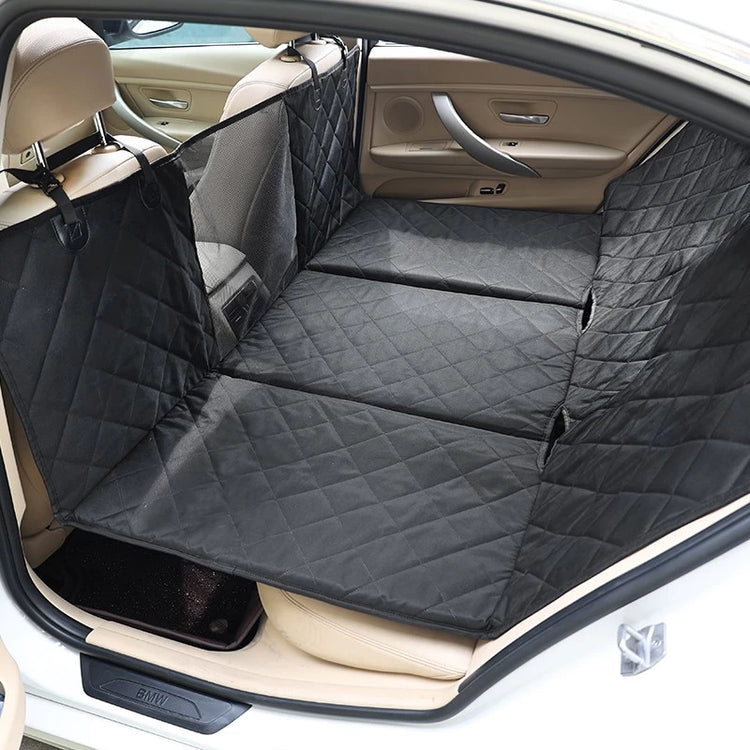 Strapazierfähiger Hunde-Rückbank Schutz, wasserabweisend, ideal als Schmutzschutz für alle Hunderassen im Auto.
