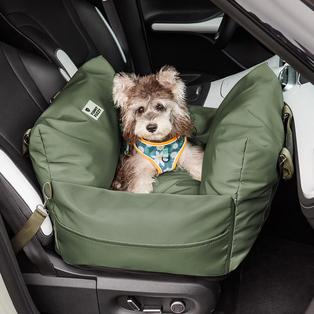 Dein Hund reist komfortabel: Sicheres, wasserdichtes Hunde-Autositzbett für alle Autos.