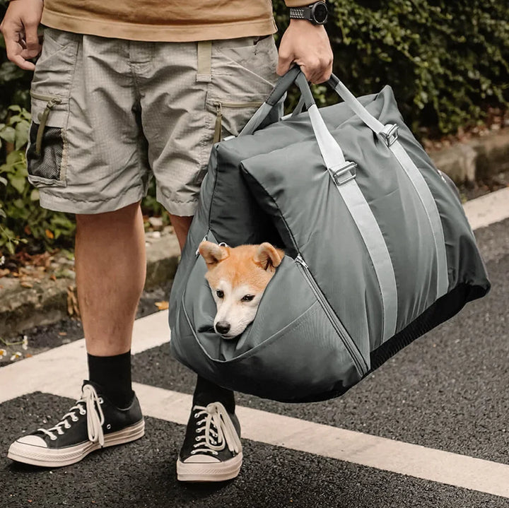 Pflegeleichtes Hunde-Autositzbett, wasserdicht und weich, schützt das Auto und bietet Sicherheit.