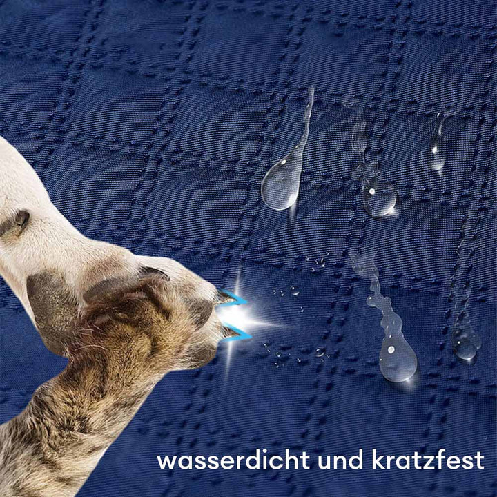 Wasserdichter Tiersitzschutz für Hunde im Auto, grün. Ideal für schmutzige Pfoten & nasse Fellnasen.