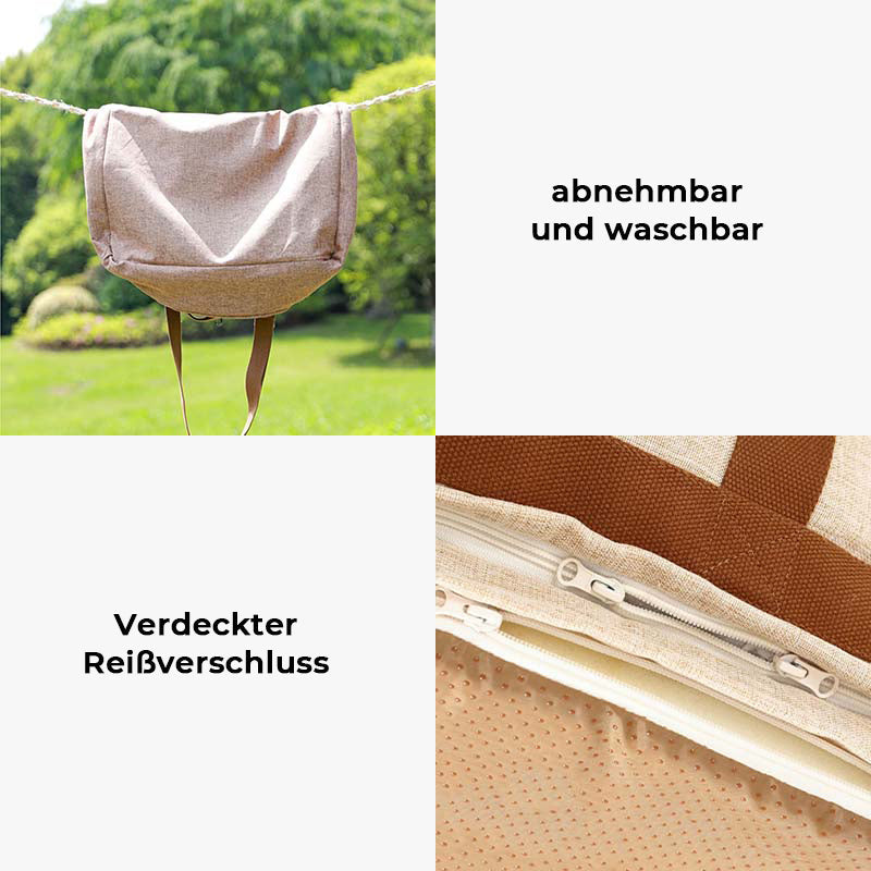 Hundeautositz hellkaffee, wasserdicht & strapazierfähig. Bietet komfort und sicherheit im auto.