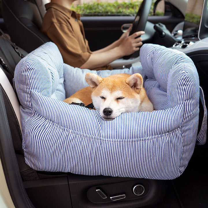 Waschbares Hunde-Reisebett, perfekt für lange Autoreisen, hält Ihr Auto sauber.