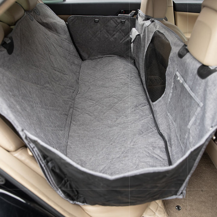 Wasserdichte Hundedecke Auto, robust & schmutzabweisend. Haustier Autoschutz für Rückbank. Einfach zu reinigen.
