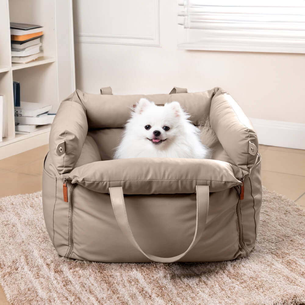 Entspannter Reisen mit Hund dank diesem sicheren & komfortablen Hundeautositz.