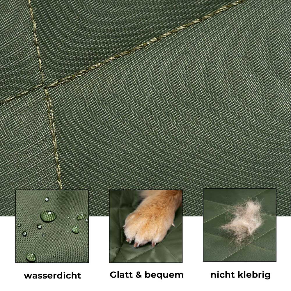 Extragroße Hundedecke für Rückbank: sicherer Transport, mobiles Schlafzimmer, bester Tierkomfort.