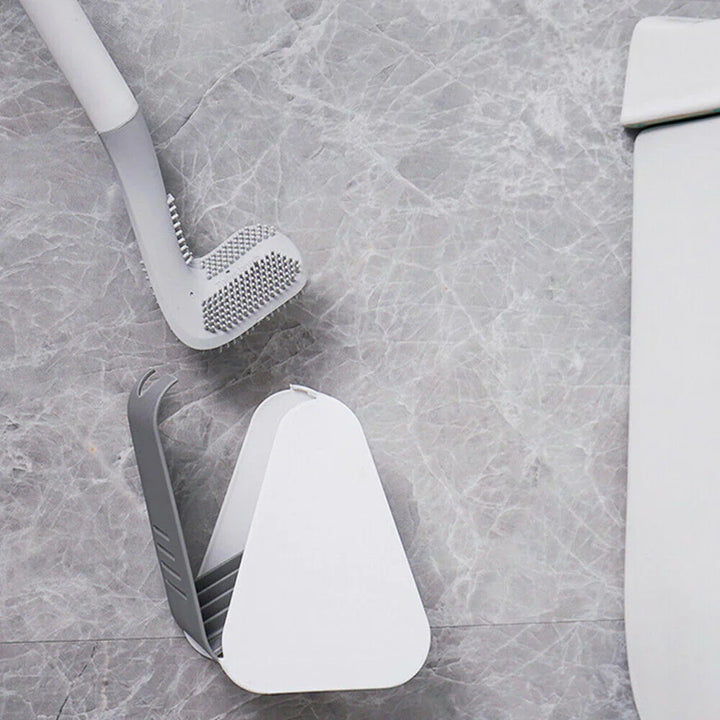 Bohrfreie Wandmontage: Smarte Toilettenbürste PureClean mit Halter. Einfache Installation, maximale Hygiene.