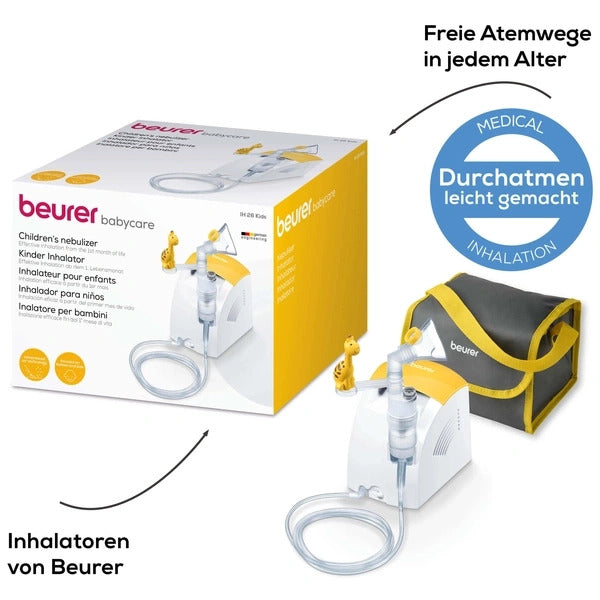 Effektiver Baby Inhalator für Kleinkinder, Inhalationsgerät Set für sanfte Atemwegstherapie und Babypflege.