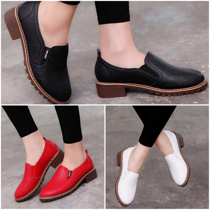 Stylische Damen Schlupfschuhe mit weichem Obermaterial und flexibler Laufsohle. Ideal als moderne Alltagsschuhe.
