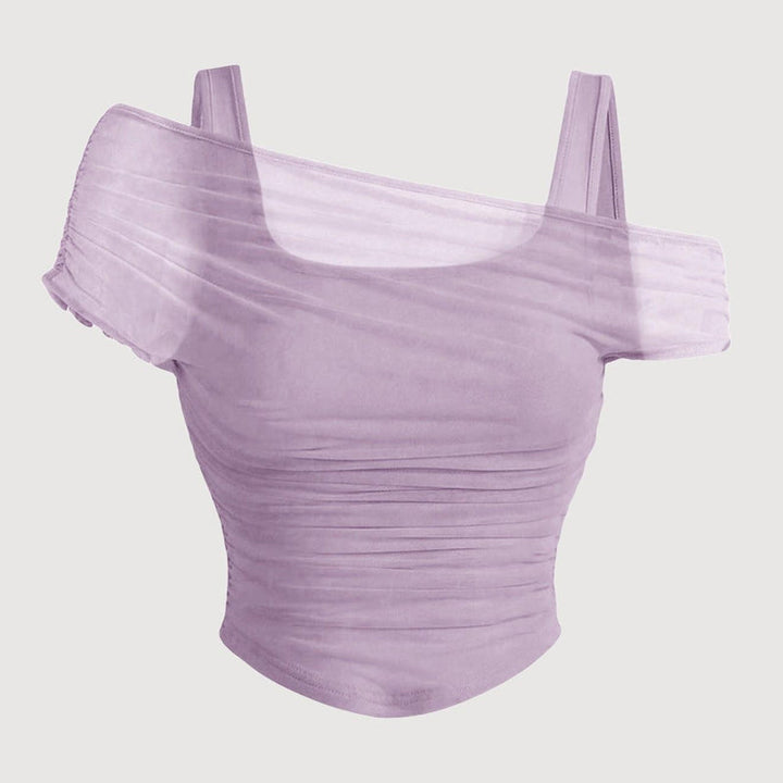Statement-Damen-Top, asymmetrisch, taillenbetontes Abend-Korsett-Design. Ein elegantes Partytop.