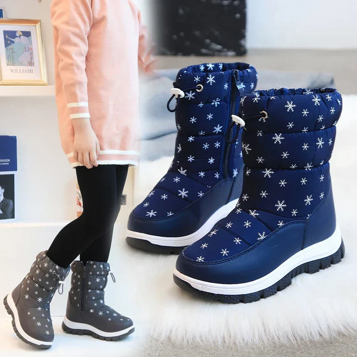Rutschfeste Schneestiefel für Damen & Mädchen; warm, wasserdicht & bequem für Winter und Outdoor.