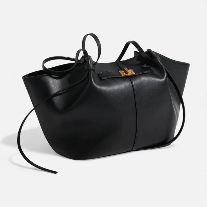 Klassische Damen Shopper-Tasche aus robustem Kunstleder, mit eleganten Details, vielseitige Alltagstasche.